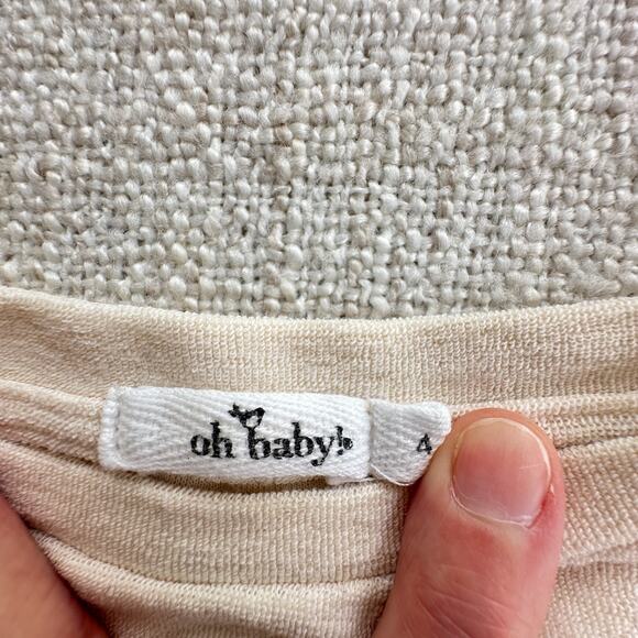 Oh Baby! Terry Strawberry Sweatshirt & Shorts Set VGUC 4 - Picture 4 of 9